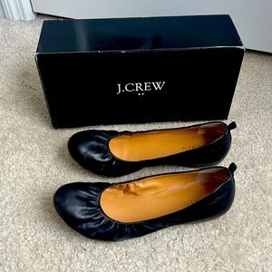 J. Crew Anya Leather Ballet flats - Size 8 - Black